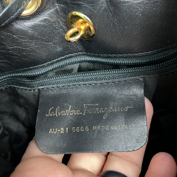Authentic Salvatore Ferragamo backpack main image 4